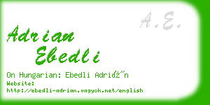 adrian ebedli business card